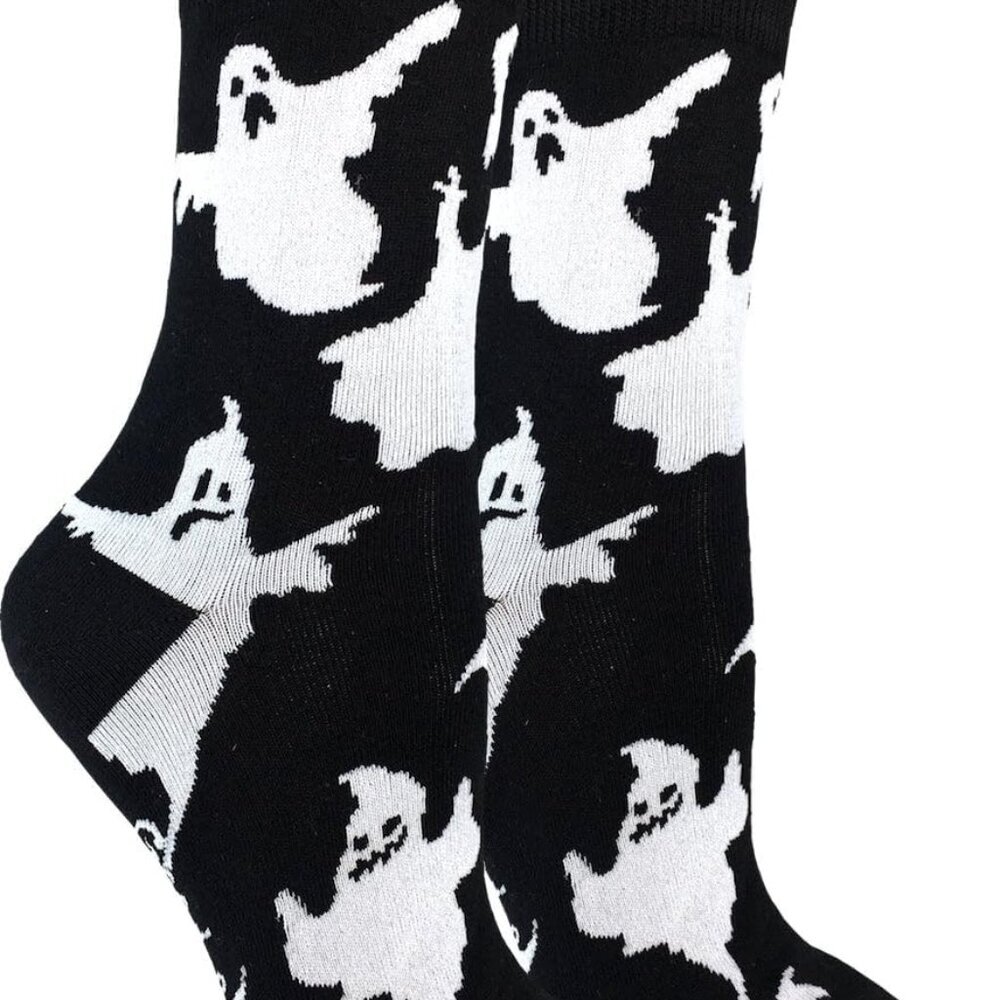Cows in a Field Cotton Crew Socks by